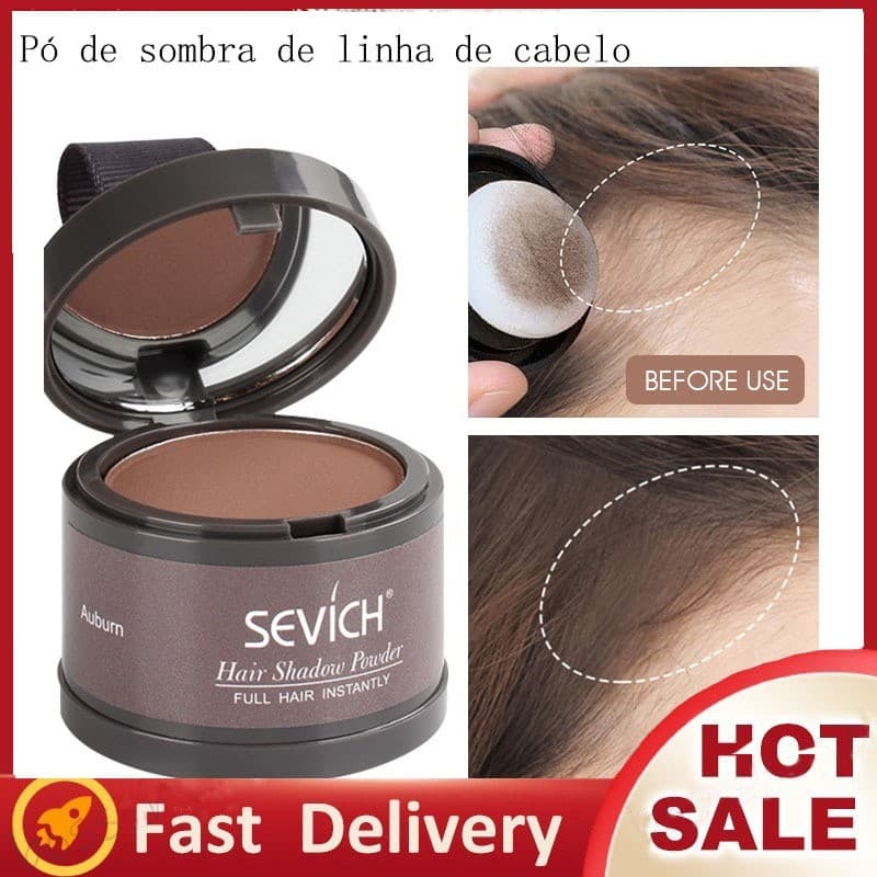 A Modificação Da Linha Fina Do Pó Sombra Estica Encha Cabeça