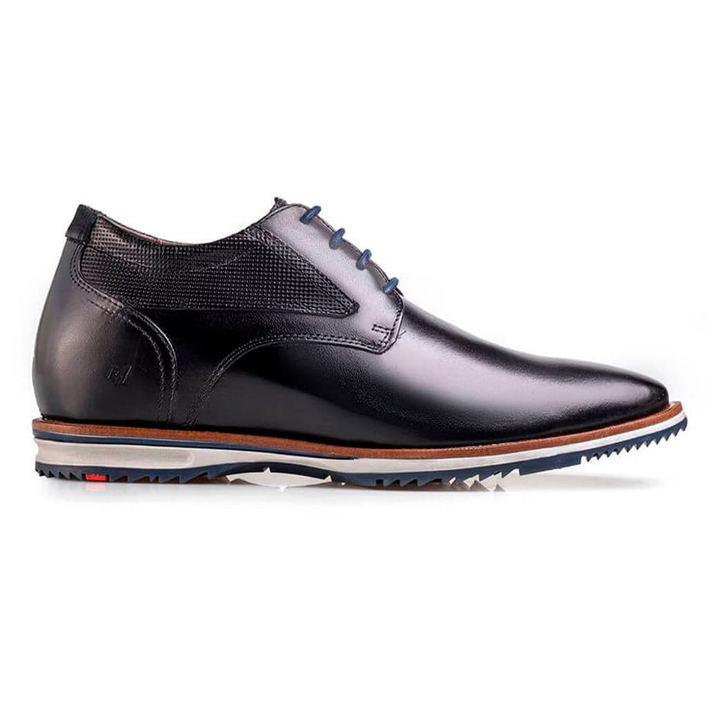 Sapato Social Masculino Rafarillo Liverpool Original Couro Você 7cm Mais Alto Aumenta Altura 67051