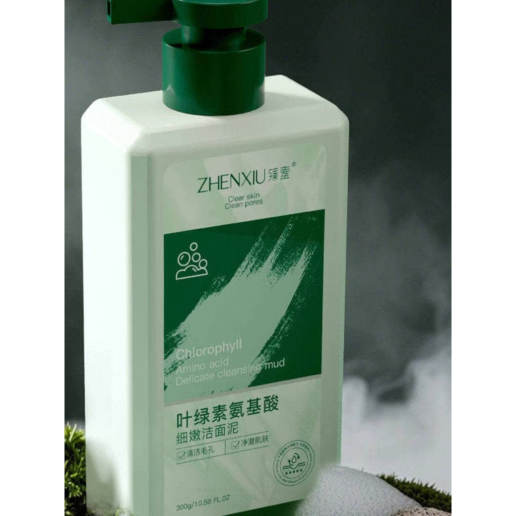 Clorofila aminoácido limpador Facial limpeza profunda controle de óleo remoção de Acne iluminar o tom da pele encolher p