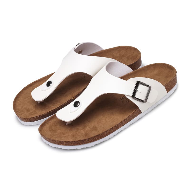Rui pé 2026 primavera verão chinelos de cortiça masculinos na moda senhoras Flip-Flops antiderrapante estudante sapatos