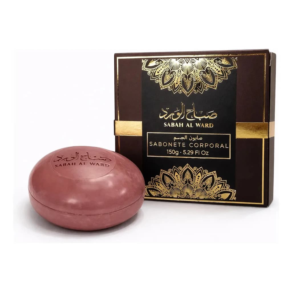 Sabonete Em Barra Afeer Sabah Al Ward De 150 G