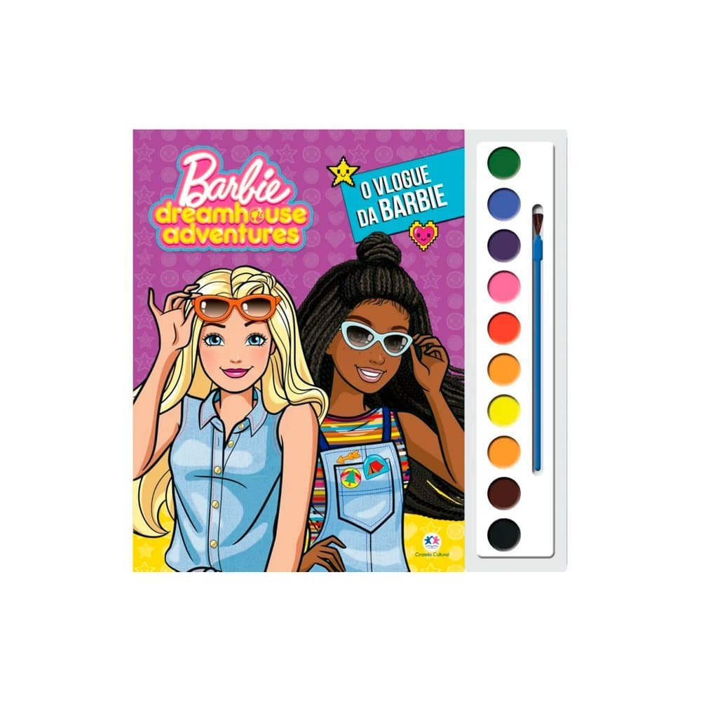 Livro com Aquarela Vlogue da Barbie - Ciranda Cultural
