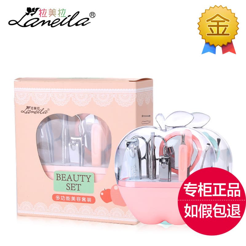 Lamela conjunto de ferramentas de manicure, conjunto de 9 peças, tesoura esfoliante para pele, tira de fricção, Kit remo