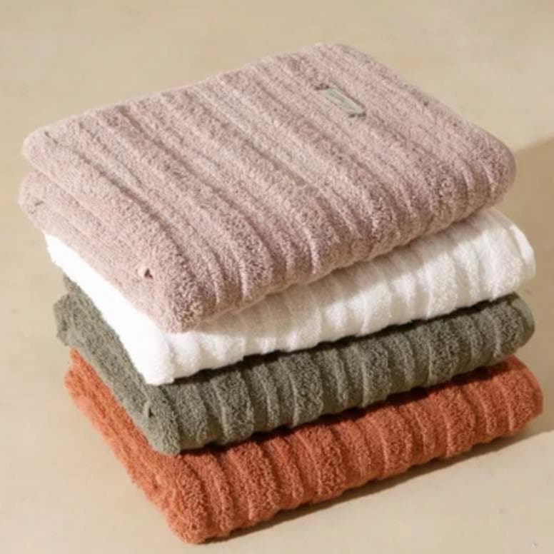 Toalha de Rosto de Spa Grande 100% Algodão Grossa Super Luxo Premium Macia Absorção Superior