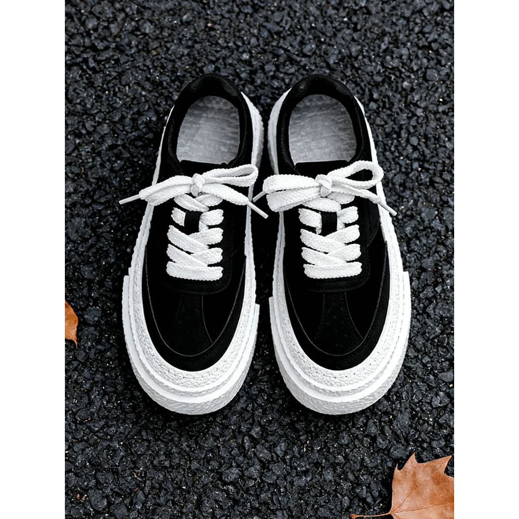 Sapatos de treinamento alemão masculino verão 2026 novo estilo tênis de sola macia nicho de couro americano All-Match ad