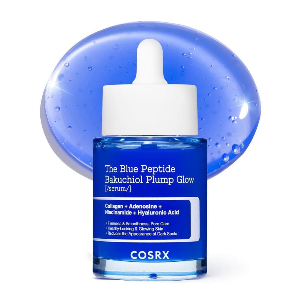 COSRXTheBluePeptideBakuchiolPlumpGlowSerum,KoreanPeptidePlumpingSerumforFace,GHK-CuCopperPeptideswithBakuchiol,Anti-agin