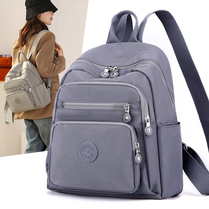Chibao 2025 novo estilo senhoras Multi-camada mochila Oxford pano Casual moda à prova dwaterproof água lona saco de esco