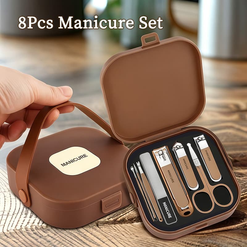 Kit Cortador De Unhas normal completo,Conjunto de Manicure e Pedicure com Alicate de Unha