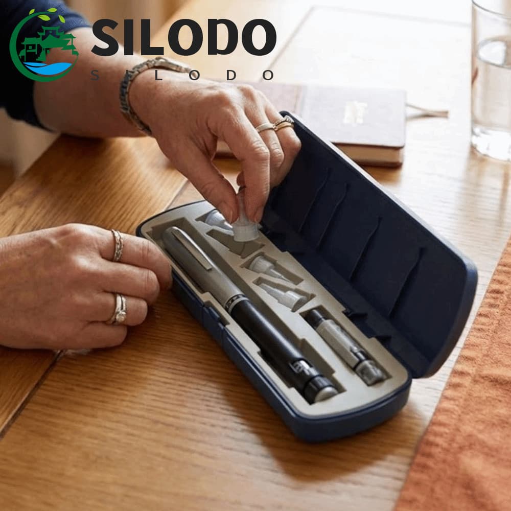 Caixa De Armazenamento De Caneta De Insulina SILODO , Estojo Universal Para Injeção Resistente Ao Desgaste , À Prova De