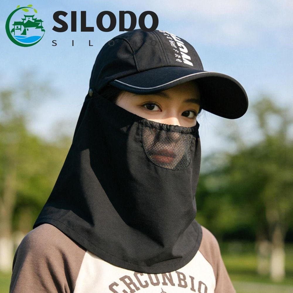 Chapéu De Sol SILODO Para Guarda-, Pescador Xale De Cor Sólida De Aba Larga , Boné Leve E Macio De Proteção Pescoço
