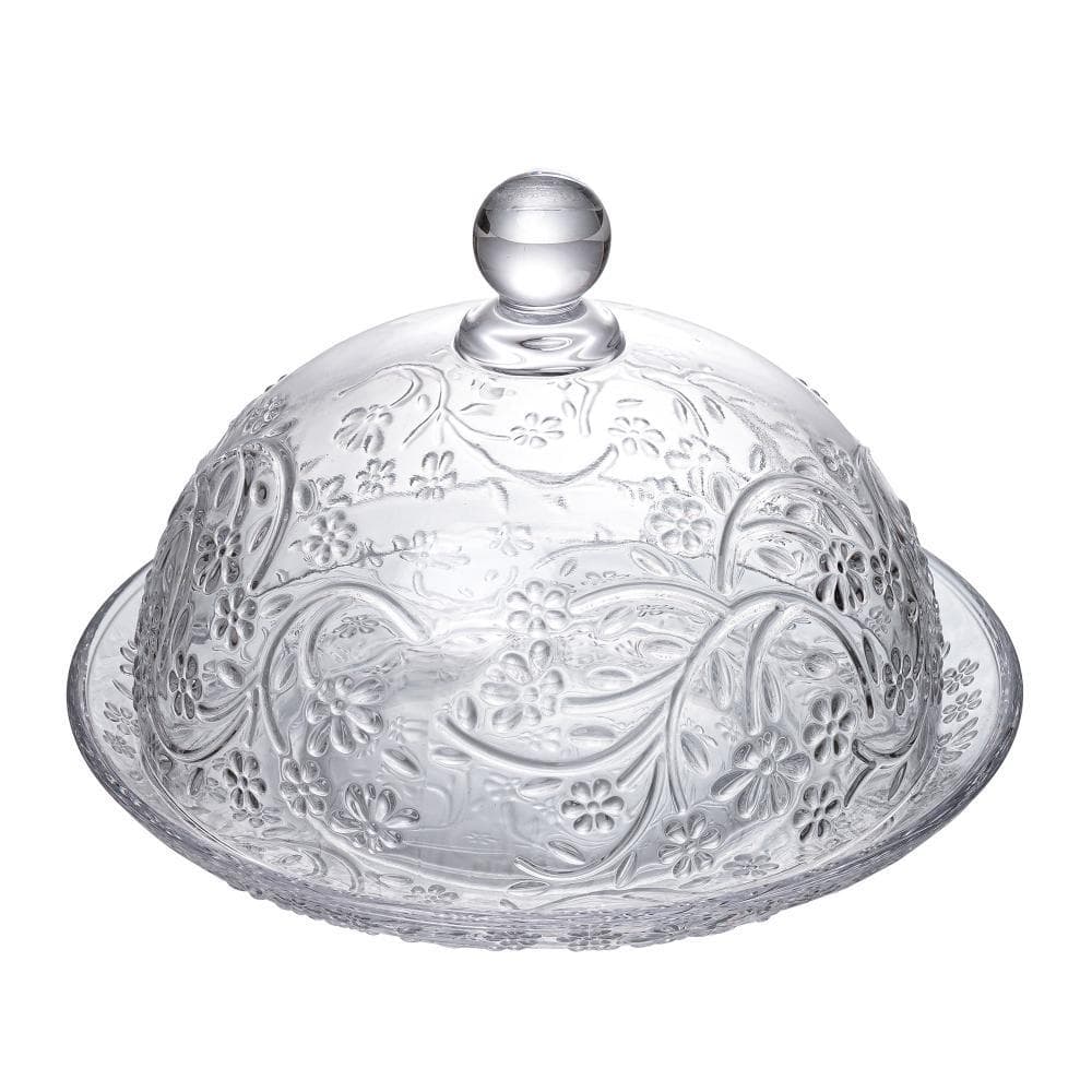 Queijeira Daisy 19,5cm x 19,5cm x 14cm Cristal Wolff