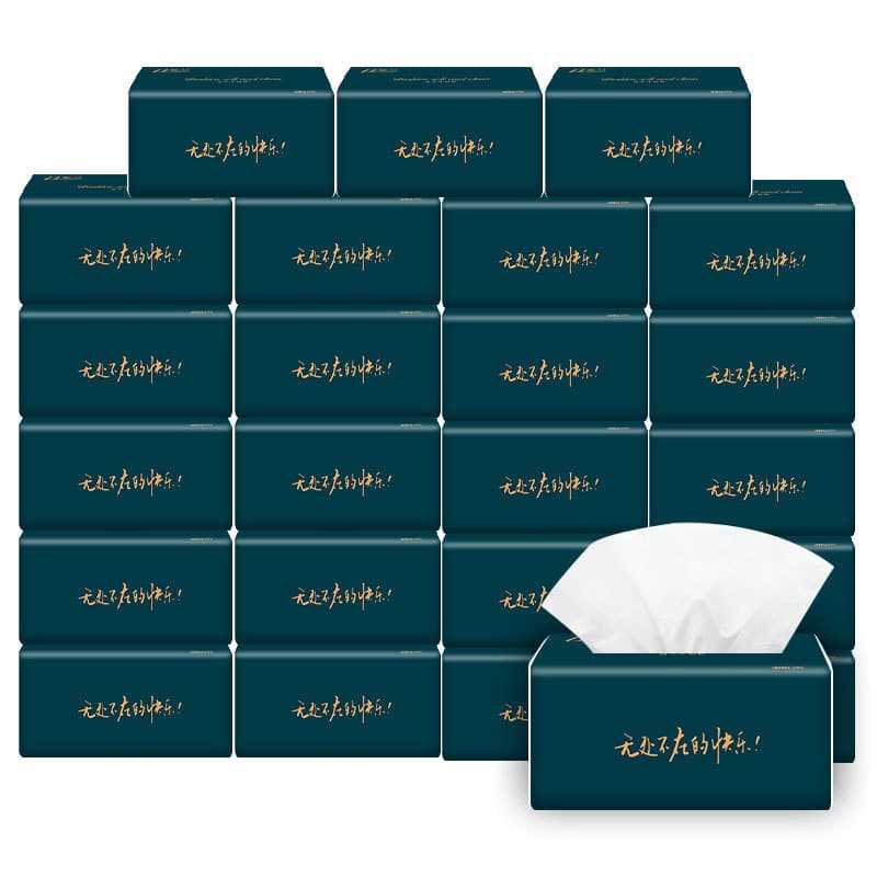 Grande pacote de papel caixa inteira fábrica papel higiênico doméstico pacote acessível removível tecido Facial maternid