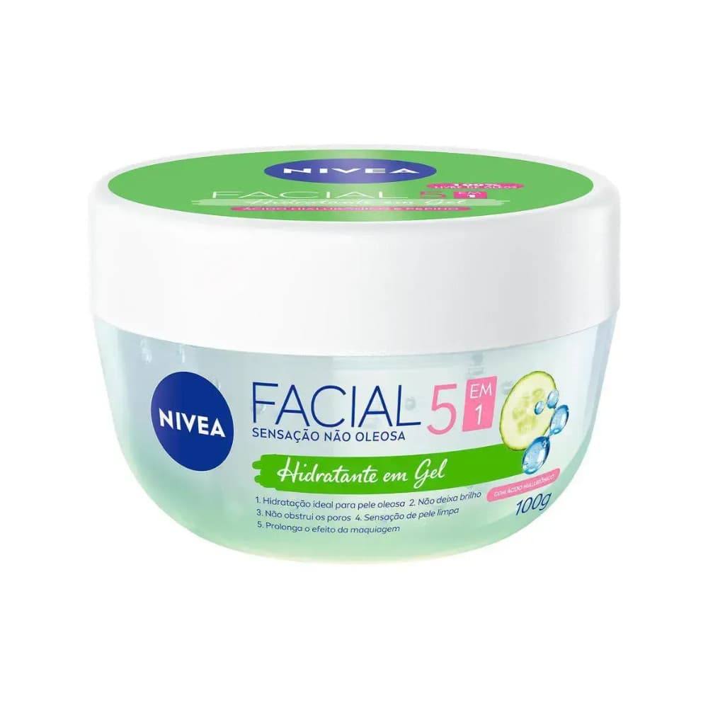 Nivea Hidratante Facial Gel Suave Absorção Rápida 100g