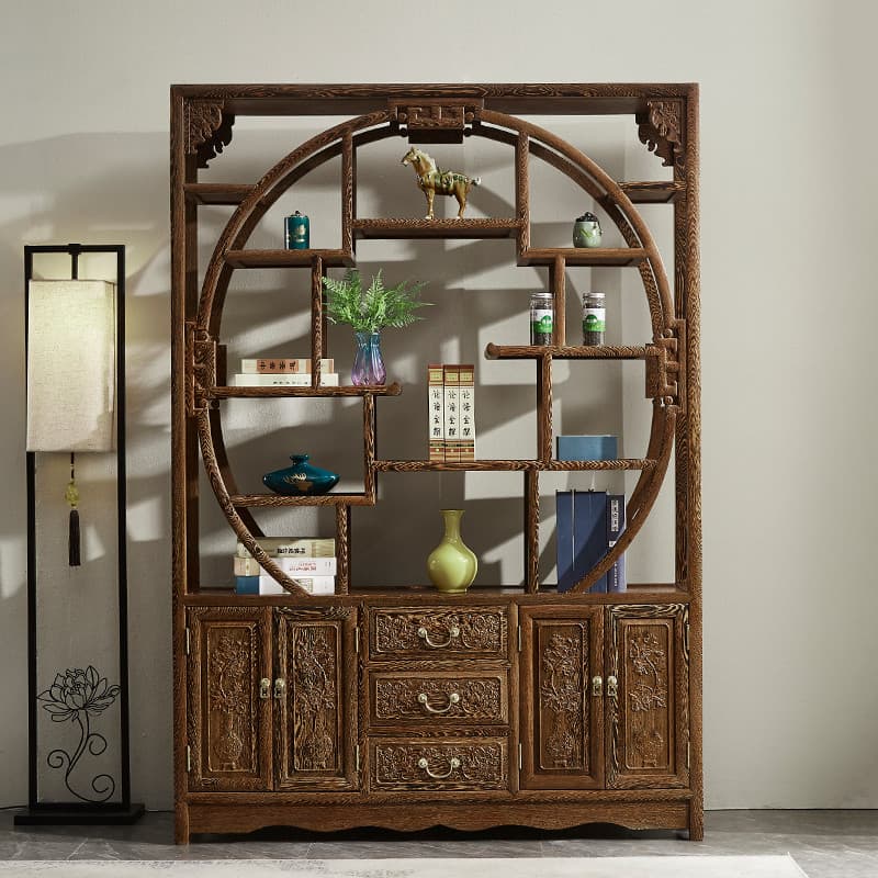Wenge Bogu rack de madeira maciça novo estilo chinês Tenon Mao grande capacidade duoaoge mogno armário entrada antigo ra