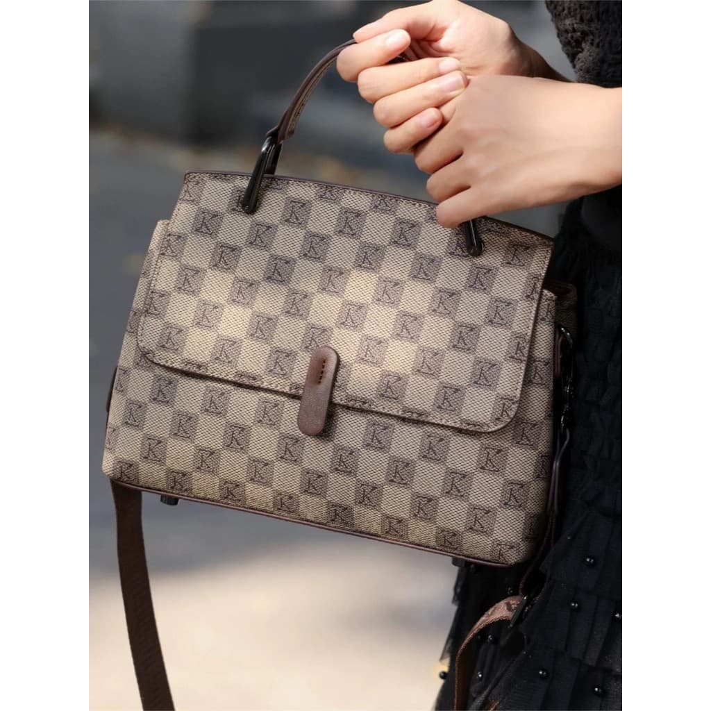 Design Original Ivisman bolsa feminina Commuter bolsa de trabalho 2025 presbiopia nova bolsa de concha bolsa mensageiro