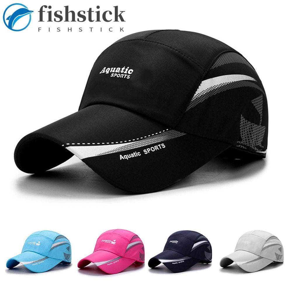 Bonés De Beisebol FISHSTICKA Tênis Verão Esporte Secagem Rápida À Prova D'água Chapéus De Golfe Ajustáveis