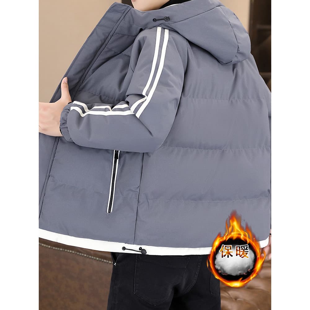 Outono inverno acolchoado jaqueta masculina para baixo jaqueta acolchoada engrossado quente jaqueta masculina à prova de