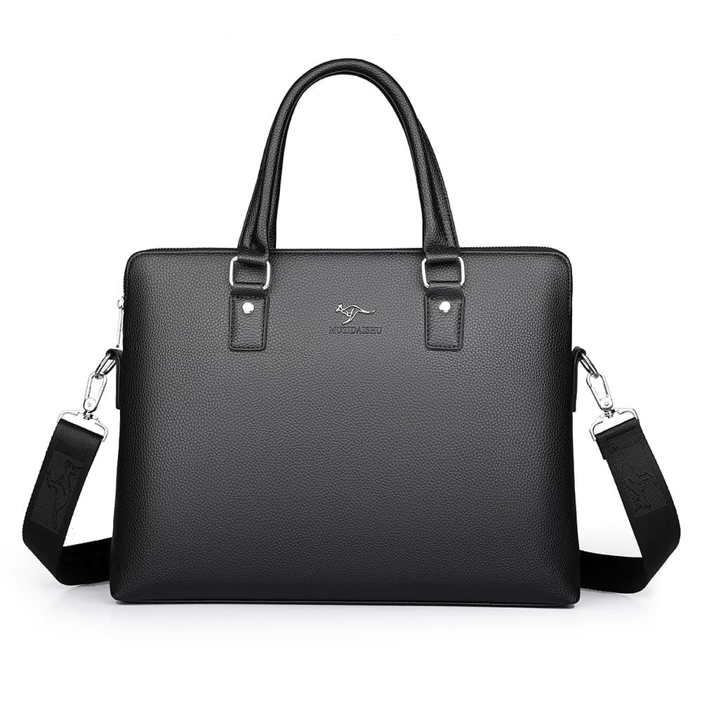 Bolsa masculina bolsa de negócios maleta estilo Horizontal bolsa mensageiro de ombro Casual maleta de negócios arquivo d