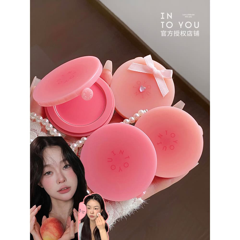 Produto genuíno oficial!Intoyou derretendo Blush creme estilo coreano brilho de água ar encolhendo expansão Apple cor so