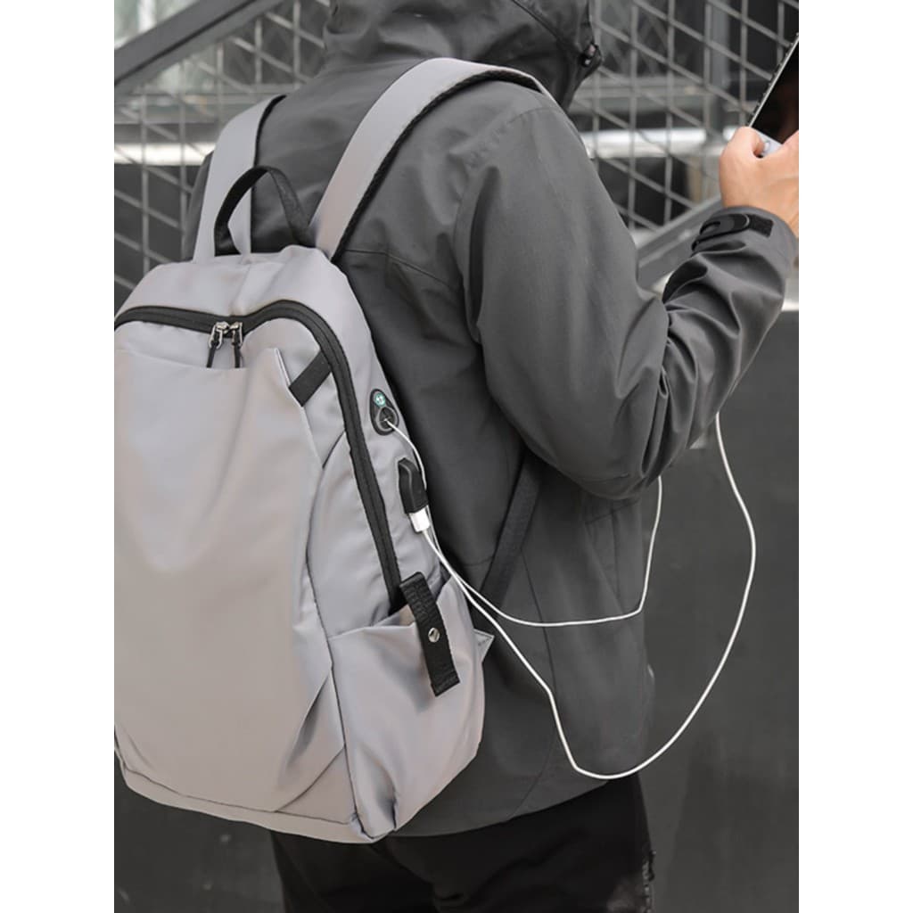 Mochila masculina de grande capacidade para computador, negócios, lazer, estudantes universitários, ensino médio
