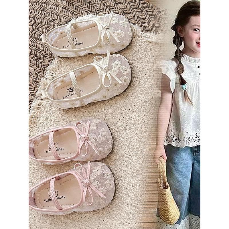 Meninas meninas sapatos de princesa 2026 verão novo estilo sapatos infantis meninas oco único sapatos respirável bebê me