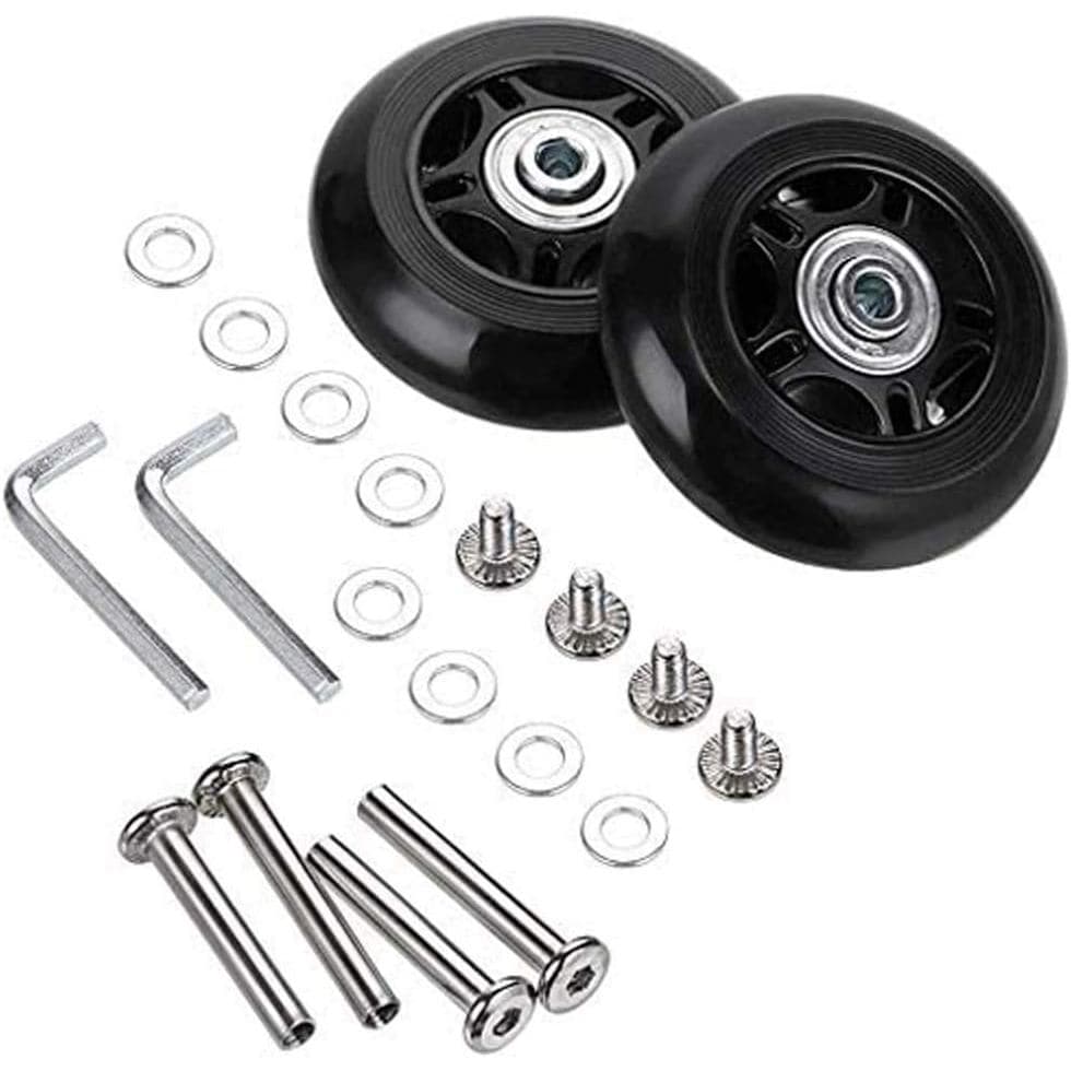 Kit de Substituição de Rodas para Mala F-ber 68x24mm/2.68"x0.94" com Rolamento ABEC 608zz de 6mm para Patins Inline Outd