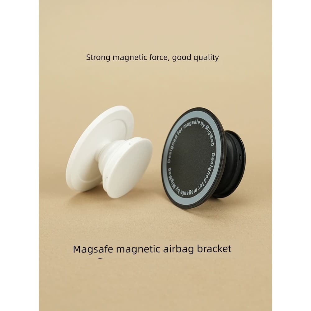 griptok magsafe magsafe popsocket Sucção magnética de vídeo de mesa com bolha branca Android 15Pro