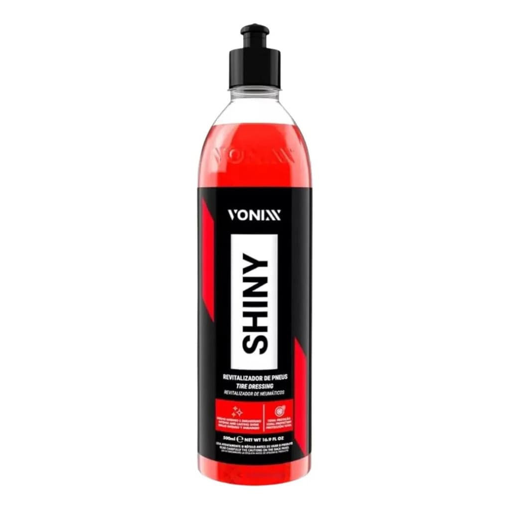 Shiny Pneu Pretinho Vonixx 500ml Revitalizador Vonixx Longa Duração Pretinho Alto Brilho Vonixx