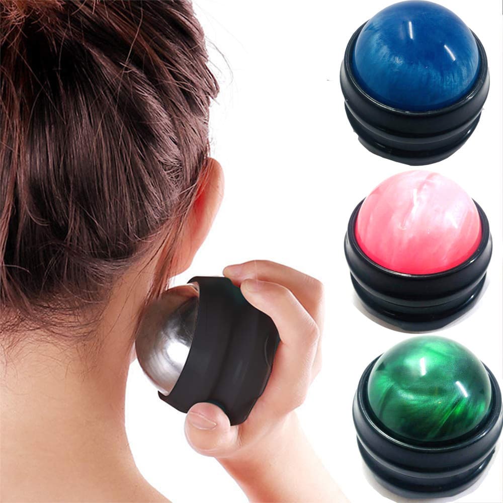 Rolo de yoga bola de massagem portátil resina rolo bola fáscia bola muscular bloco de gelo yoga bola Fitness massageador