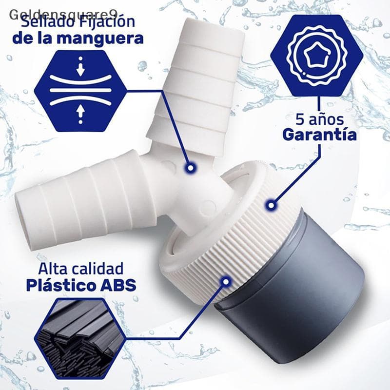 goldensquare9 Máquina De Lavar Louça Adaptador De Drenagem De Três Vias Dois-Em-Um Conector Conversor Extensão De Mangue