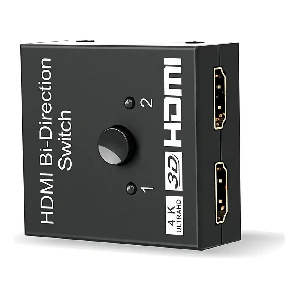 Switch HDMI Bidirecional 4K 2x1 & 1x2 Suporta 3D e Áudio HD FY-820