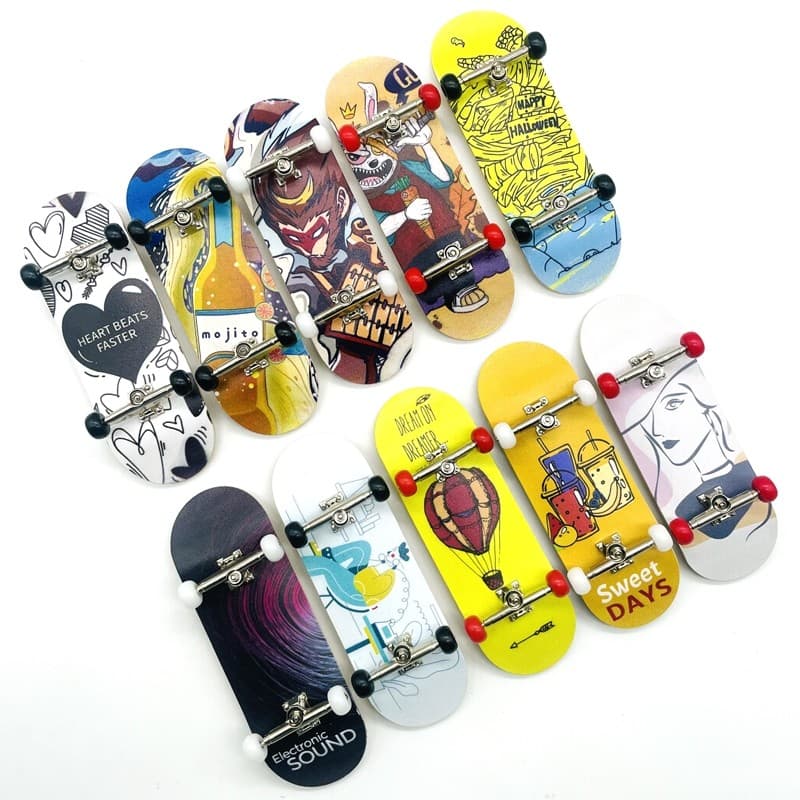 32mm Dedo Skate Profissional Roda De Rolamento maple Placa Larga Brinquedo Criativo Presente