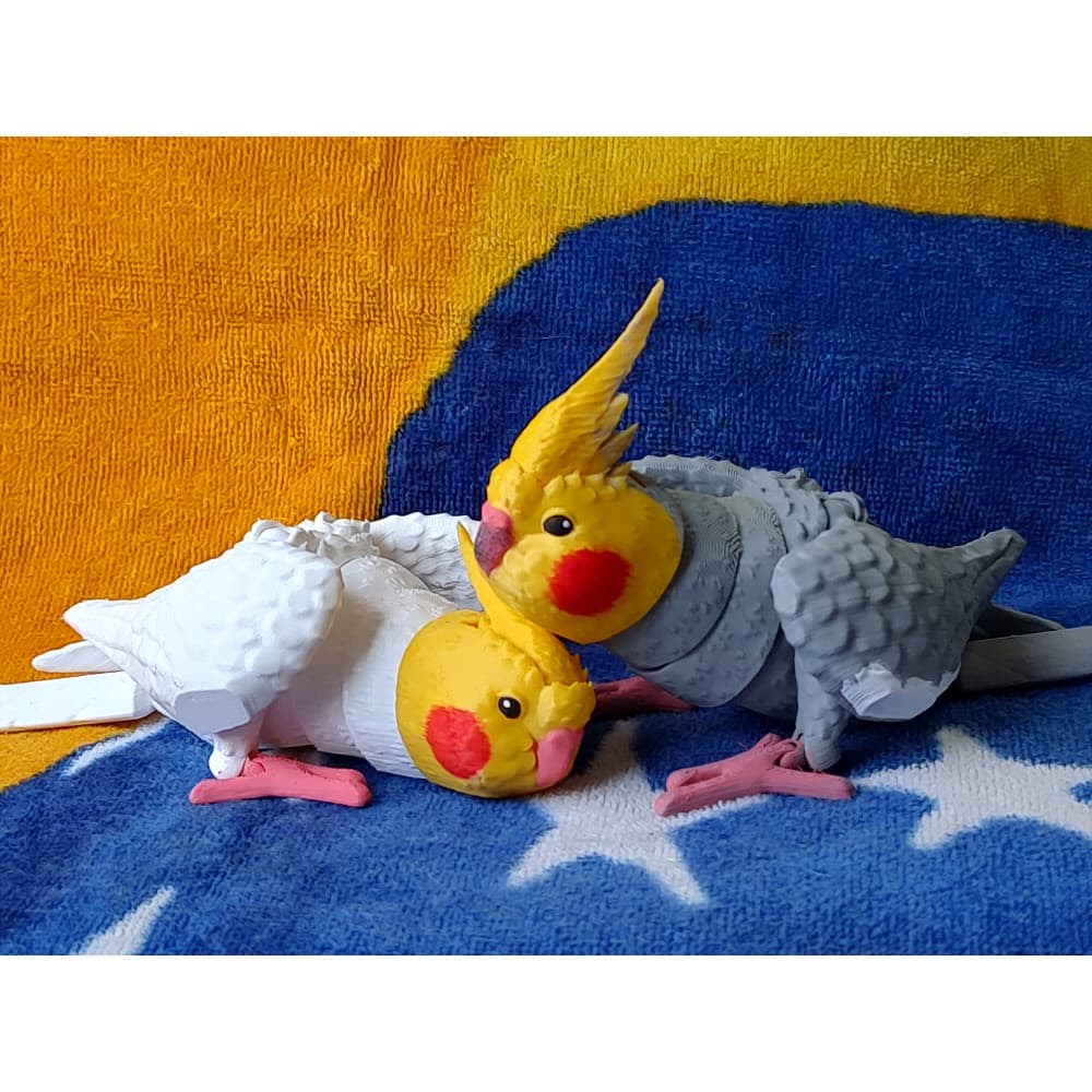 Calopsita Articulada - Impressão 3D