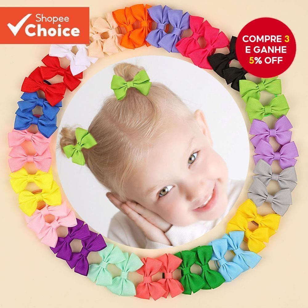 Faixas De Cabelo Com Laço Multicolorido , Pequeno Para Bebê , Fita De Gorgorão Colorida , Elásticos Meninas