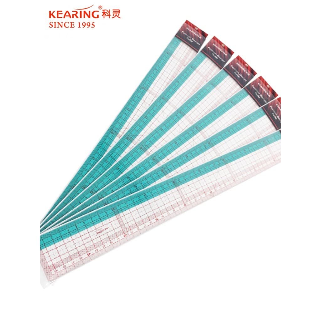 Keling Régua de tamanho multifuncional Alfaiate Design Régua métrica de alfaiataria 8020B/8030B/8050B/8060B