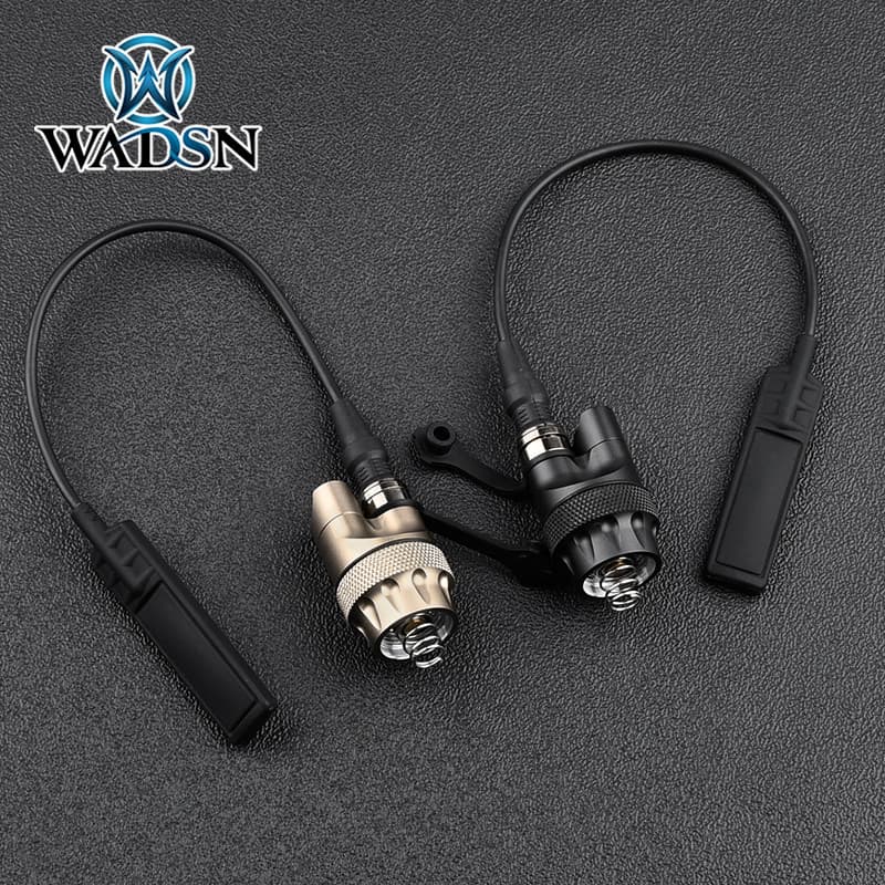 Waderson nova versão interruptor de tampa traseira de Metal série M300M600 lanterna longa destacando adaptador de cauda