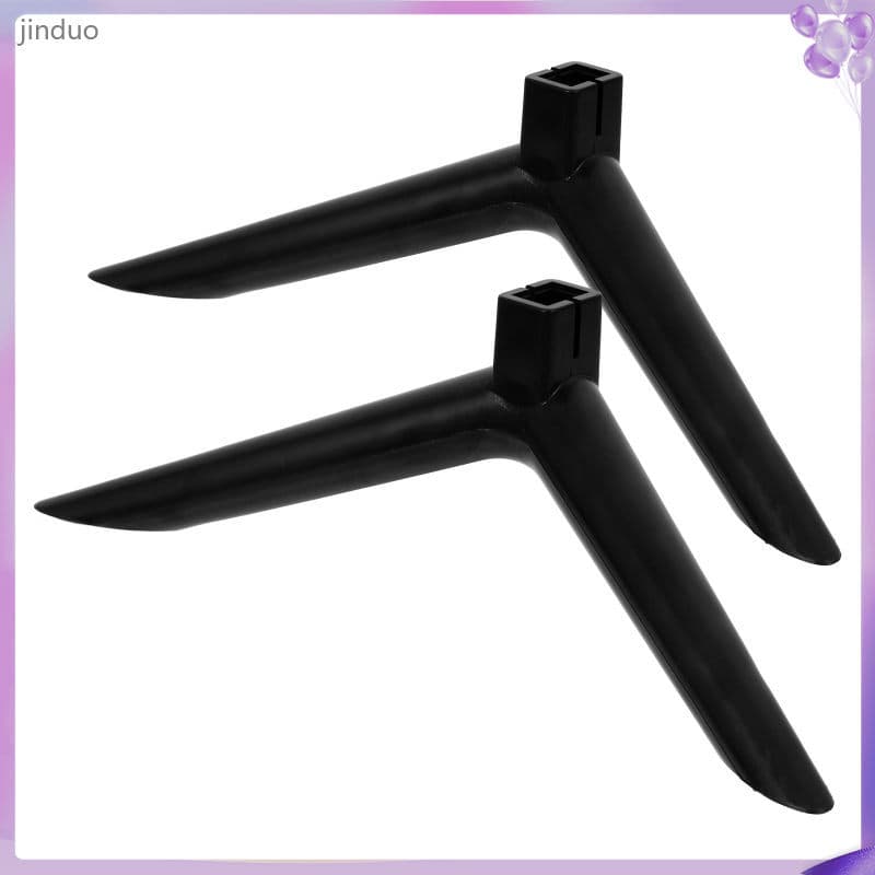 🏠 1Set Suporte Universal para TV Base de Reposição Estável Preta para e Doméstico