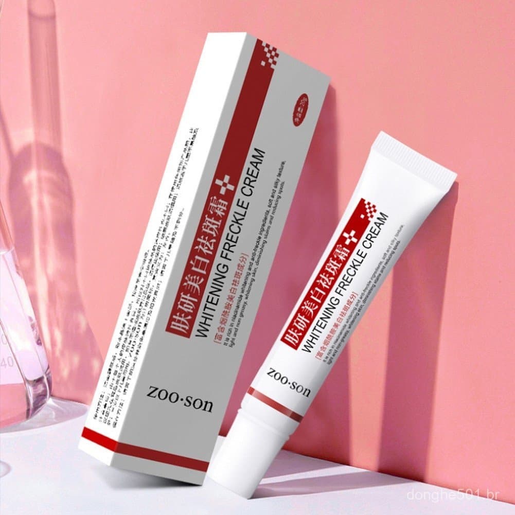 Creme clareador para remover manchas/melanina/realçar a luminosidade da pele e remover sardas A