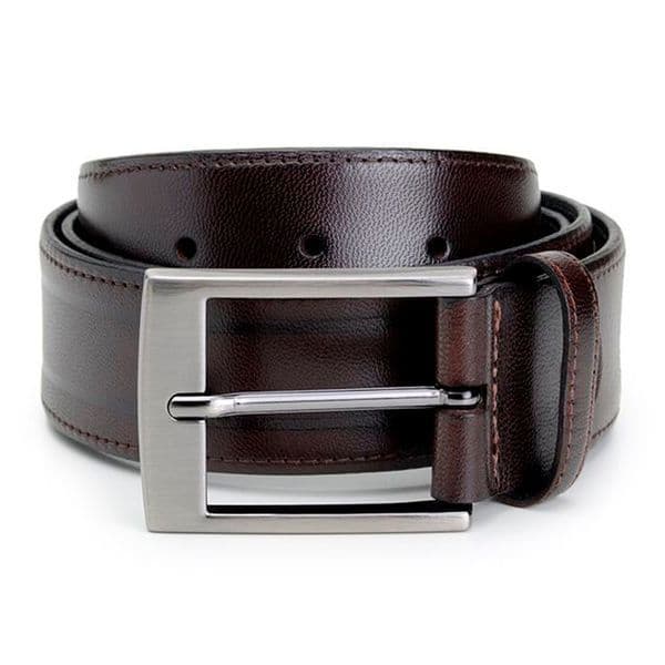 Cinto Social Masculino cor Marrom Café Brown Chocolate Couro Sintético P M G GG XGG