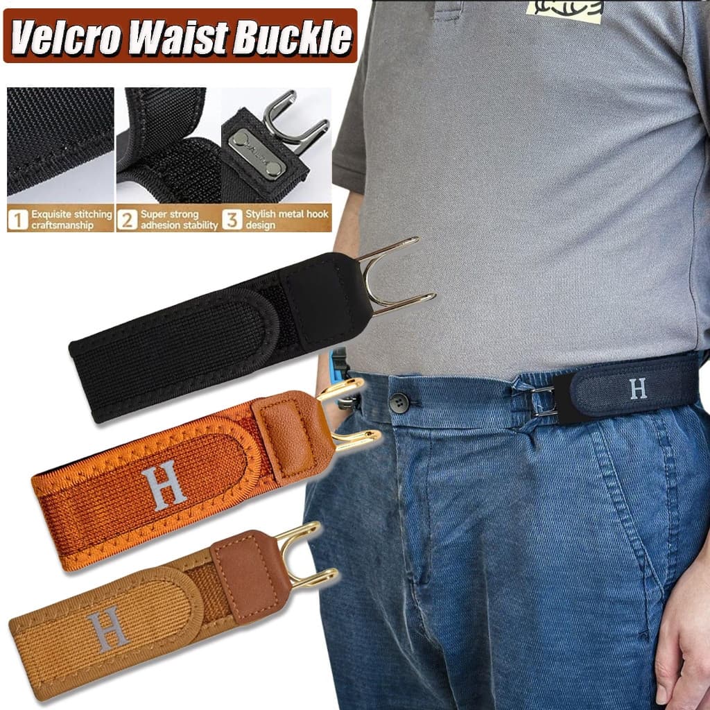 Cinto Elástico Sem Fivela Invisível Cinta Fina Cintos Femininos Gancho De Metal Velcro De Cintura Mueadybr