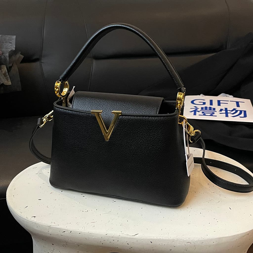 High-End Retro couro macio Kelly saco feminino 2025 novo estilo na moda All-Match ombro saco do mensageiro Commuter bols