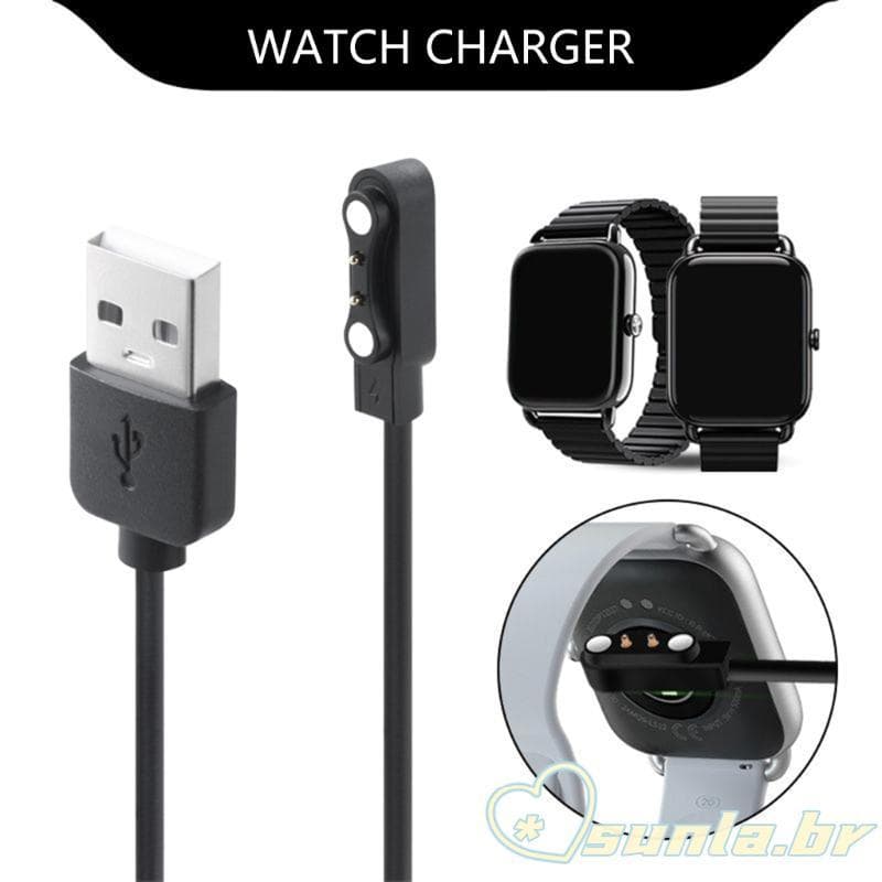 SUNL Carregamento USB 2 Pinos 2 54 Mm Espaço Para Acessório Relógio LS01 LS02