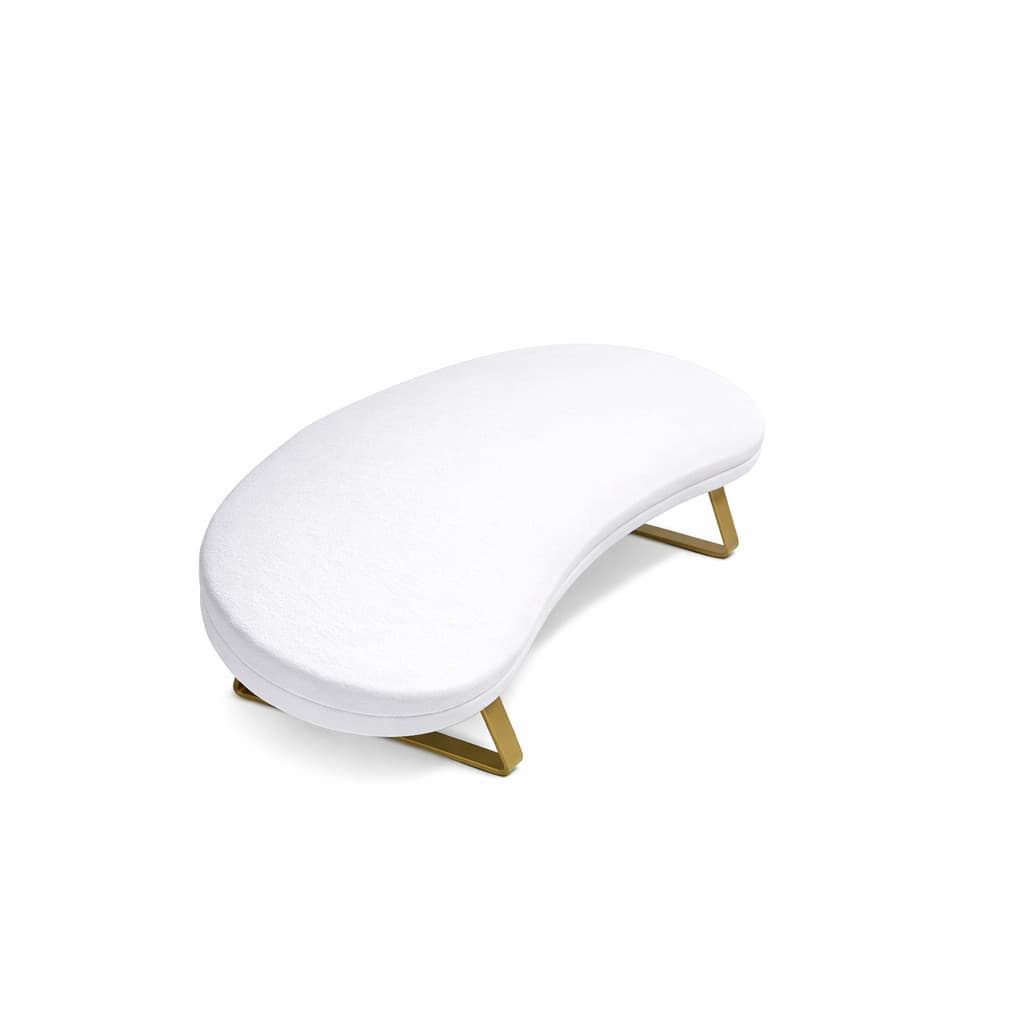 Apoio Suporte De Braço Mão para Manicure Semi-curvo Moderno 10cm Altura Conforto Ergonômico Sofisticado Exclusivo