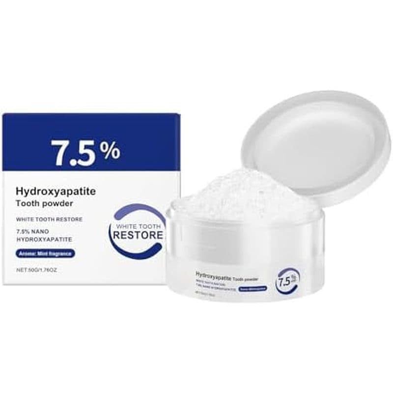 Pó De Hidroxilapatita Microcristalina , Pasta De Dente 50g , Remoção De Manchas , Hálito Fresco