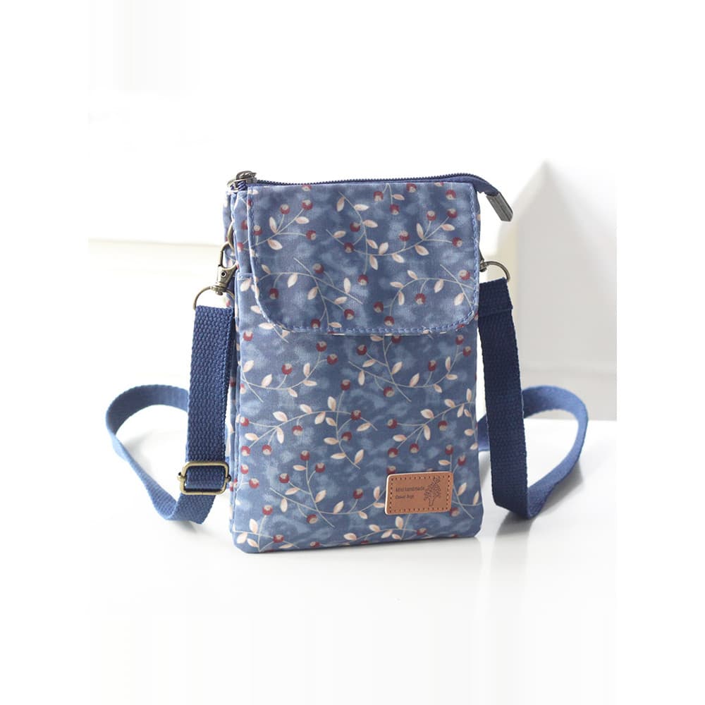 Bolsa feminina Diagonal novo estilo verão à prova dwaterproof água saco do telefone móvel tecido All-Match Casual flor V