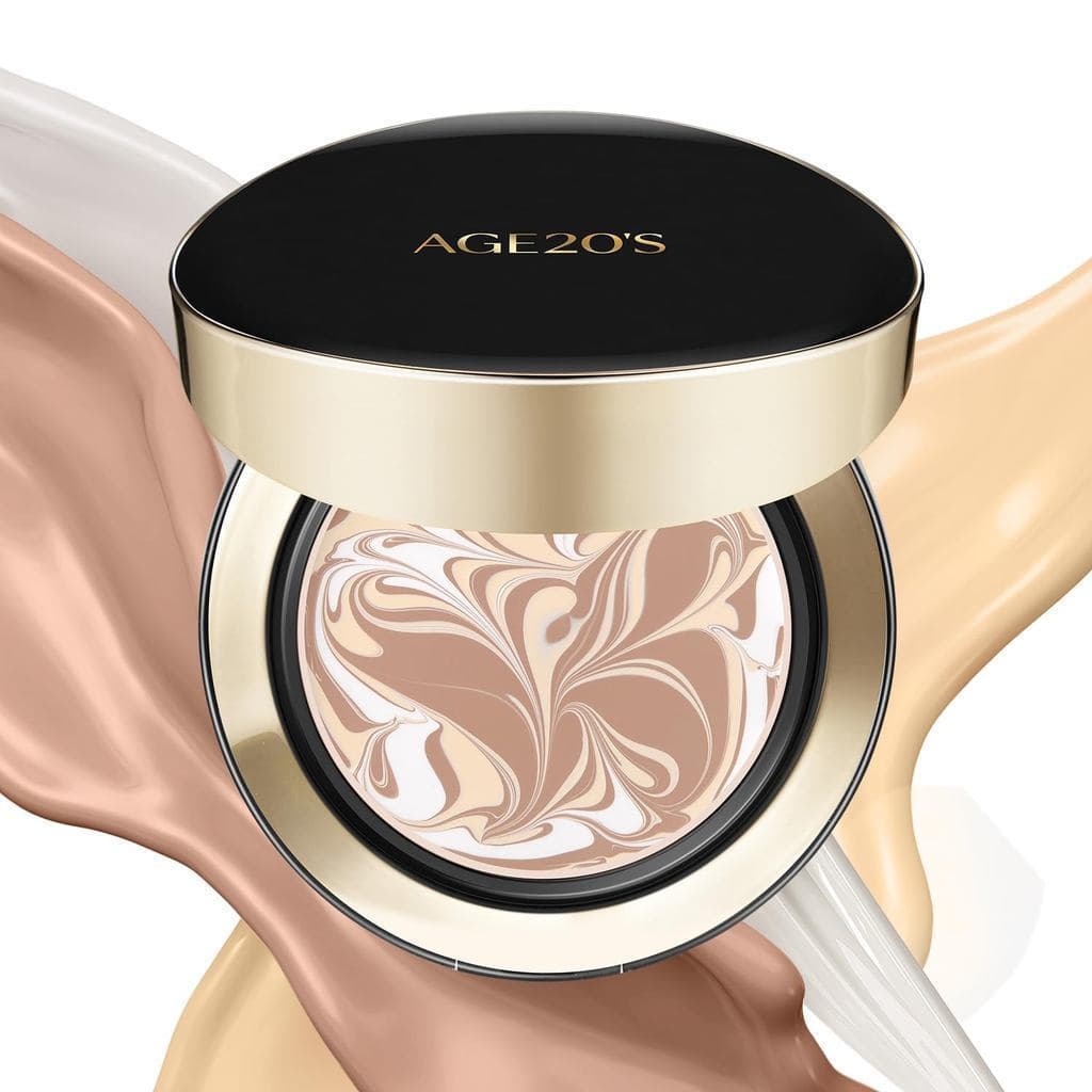 Essência Signature Pact AGE20'S SPF50+ | Pacote de 1 | 23WBEIGE | Base, Acabamento Radiante, Cobertura | Base de Maquiag