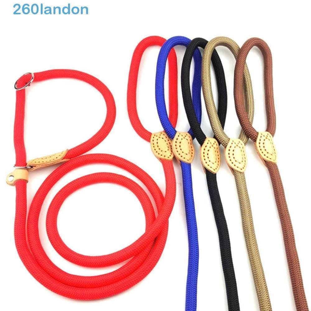 Trela Para Cães LANDON Nylon Ajustável Durável 1 Peça 0.8/1.0/1.3 cm De Espessura Cor Sólida Suprimentos Treinamento De
