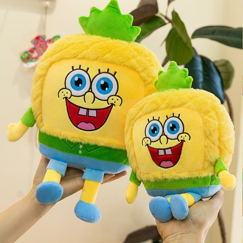 25/40/60cm Bob Esponja Calças Quadradas Brinquedos De Pelúcia Dos Desenhos Animados Bonito Plushie Anime Aniversário Tra