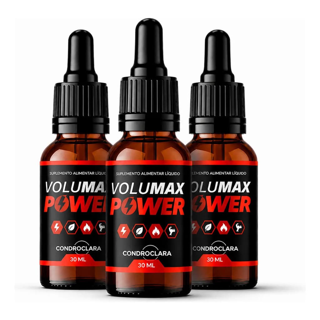 Kit 3 Volumax Power 30ml - Envio Hoje - Loja Oficial