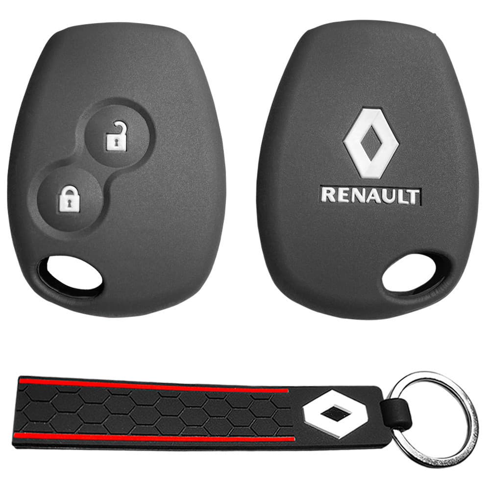 Renault Logan 3 Stepway Clio Lll Duster Nissan Almera Lada Largus Porta-Chaves Dacia Fase 2 1 I II III Capa De Silicone